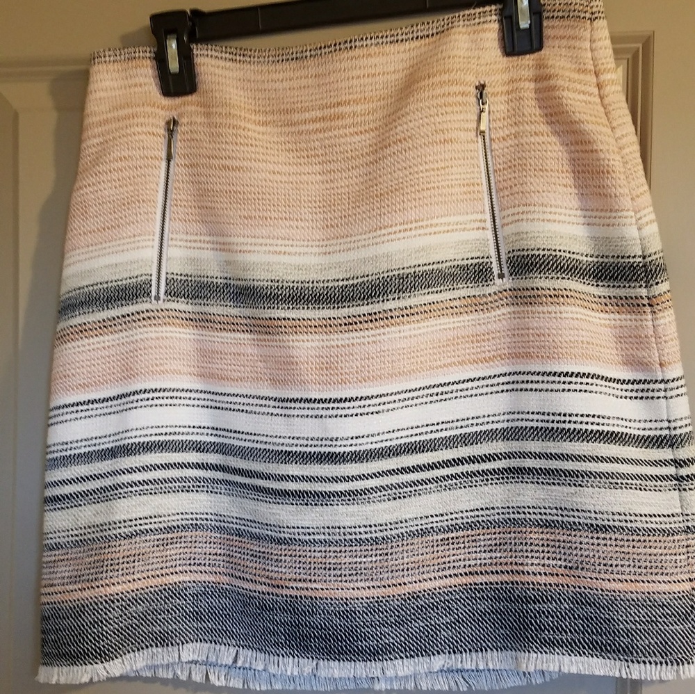 Anne Taylor LOFT pencil skirt, tweed look